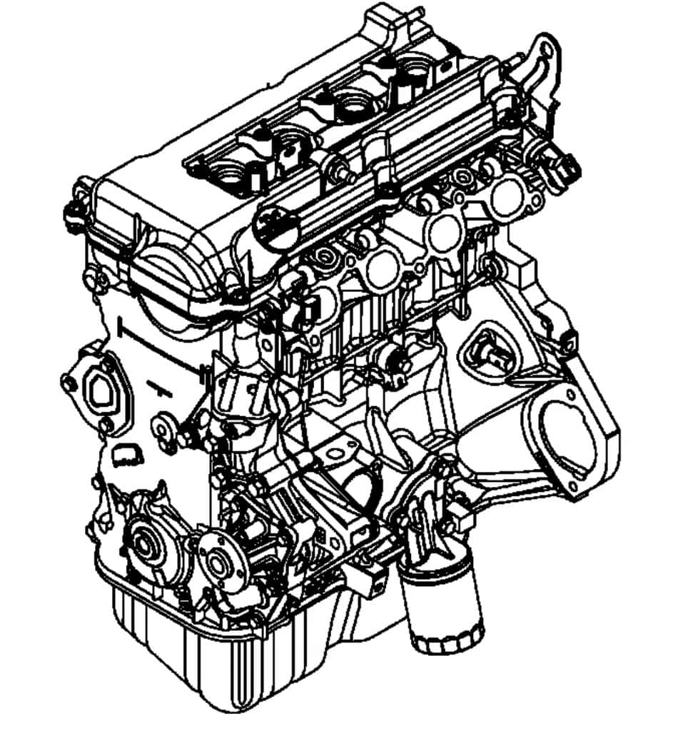 Moteur 4A92 vue 7