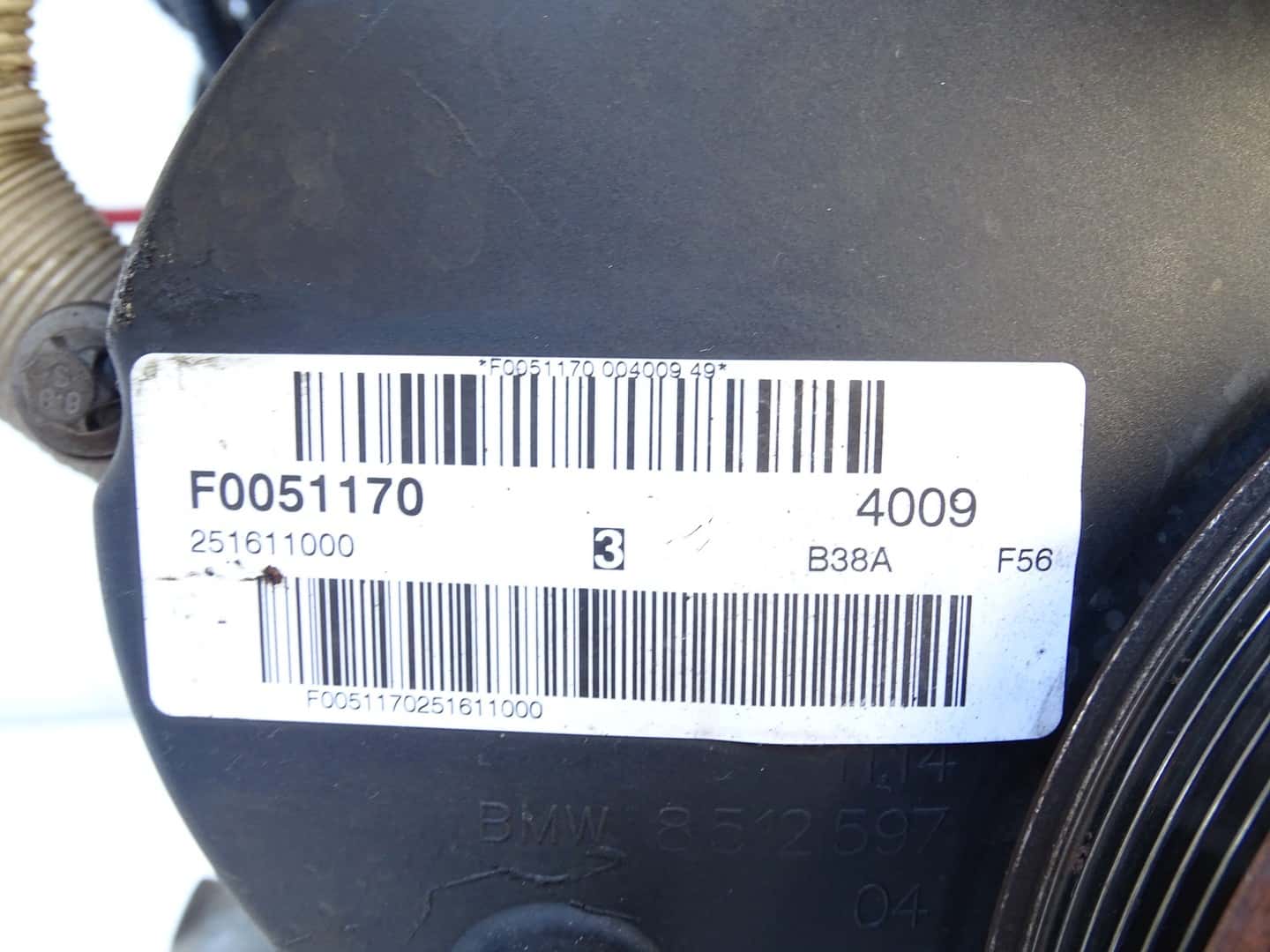 Moteur B38 A15 A vue 11