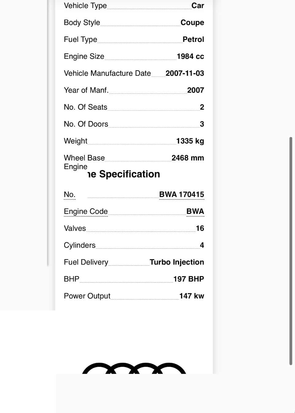 Moteur BWA vue 13