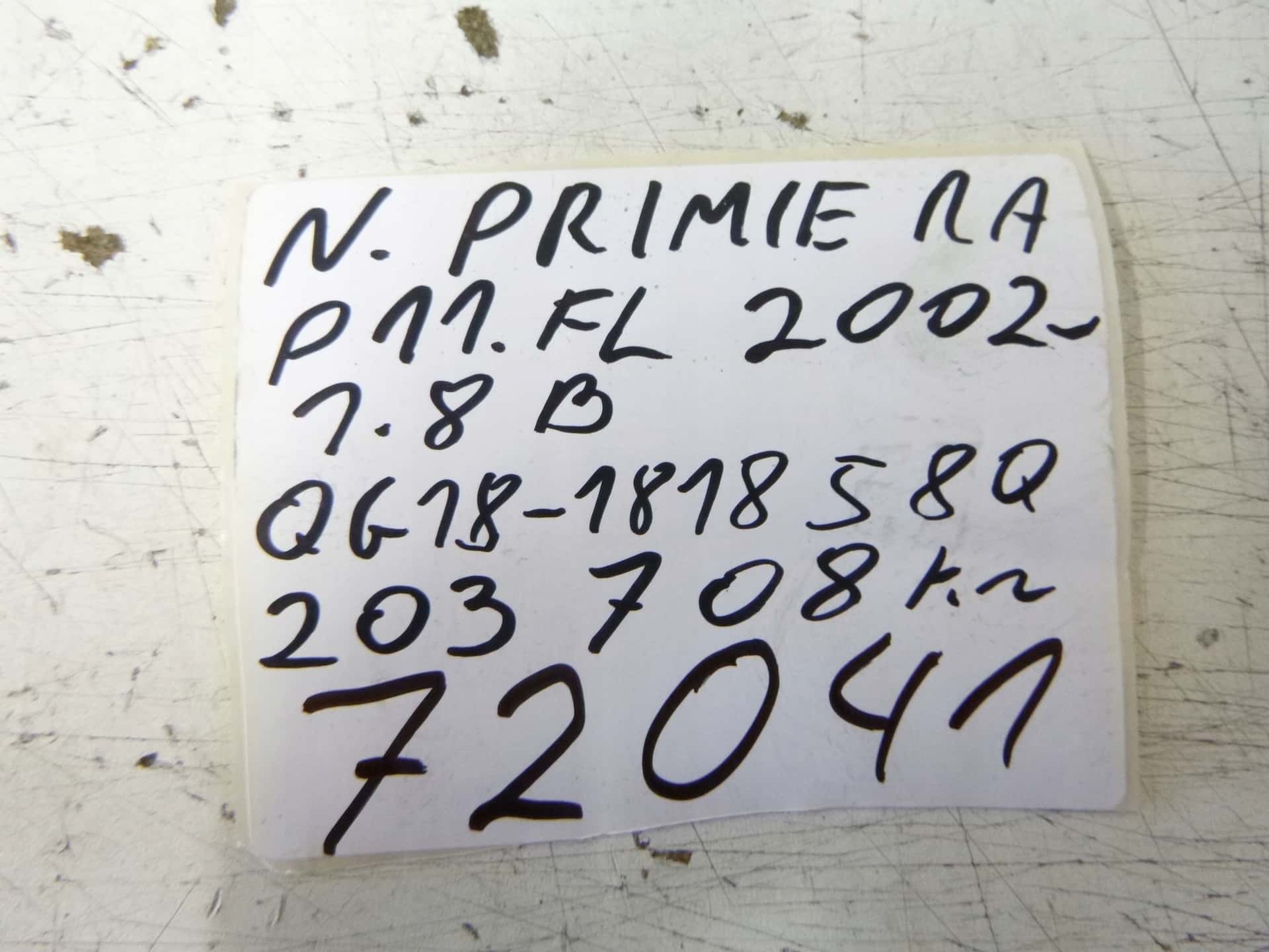 Moteur QG18DE vue 6
