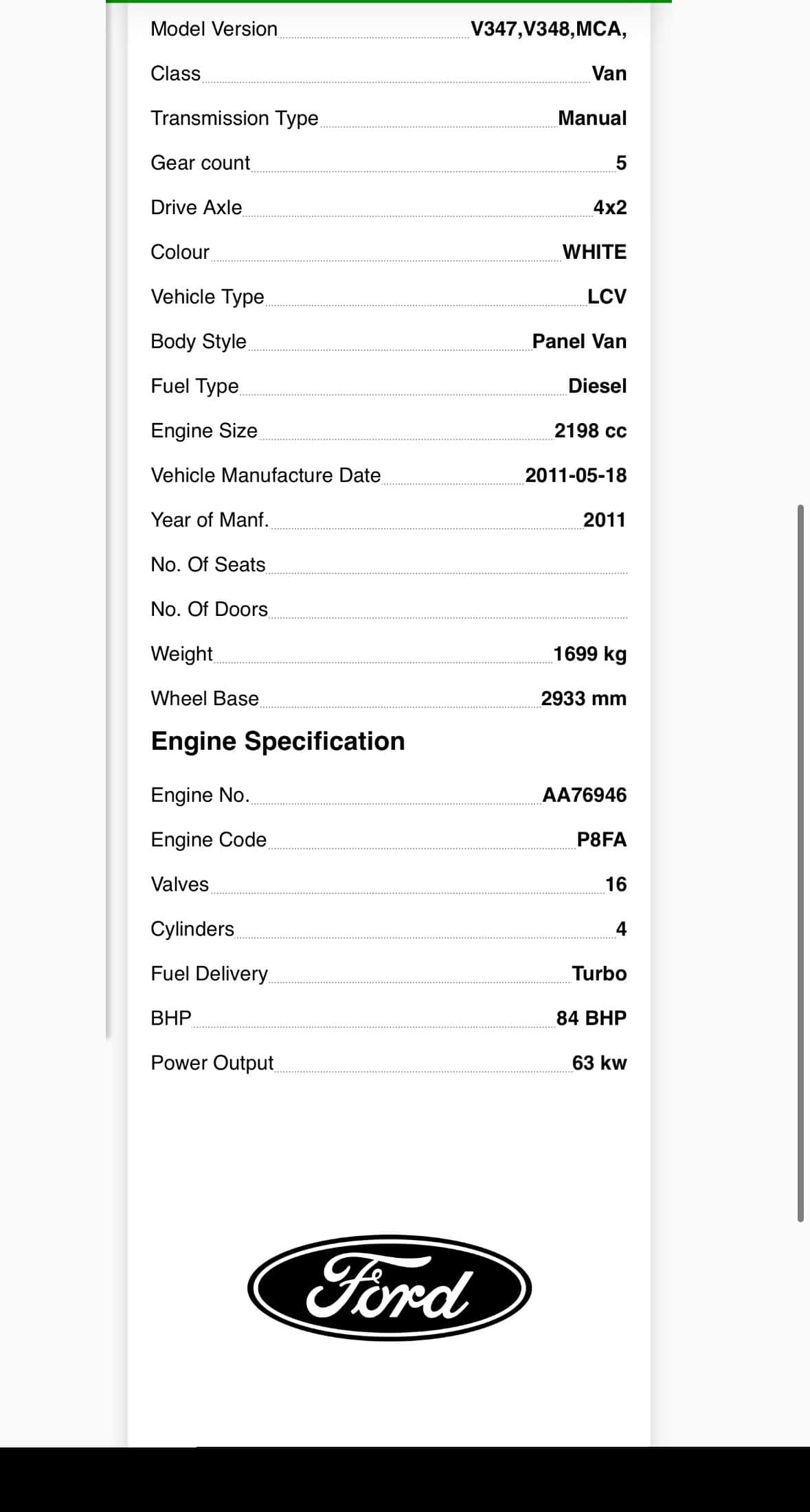 Moteur P8FA vue 13