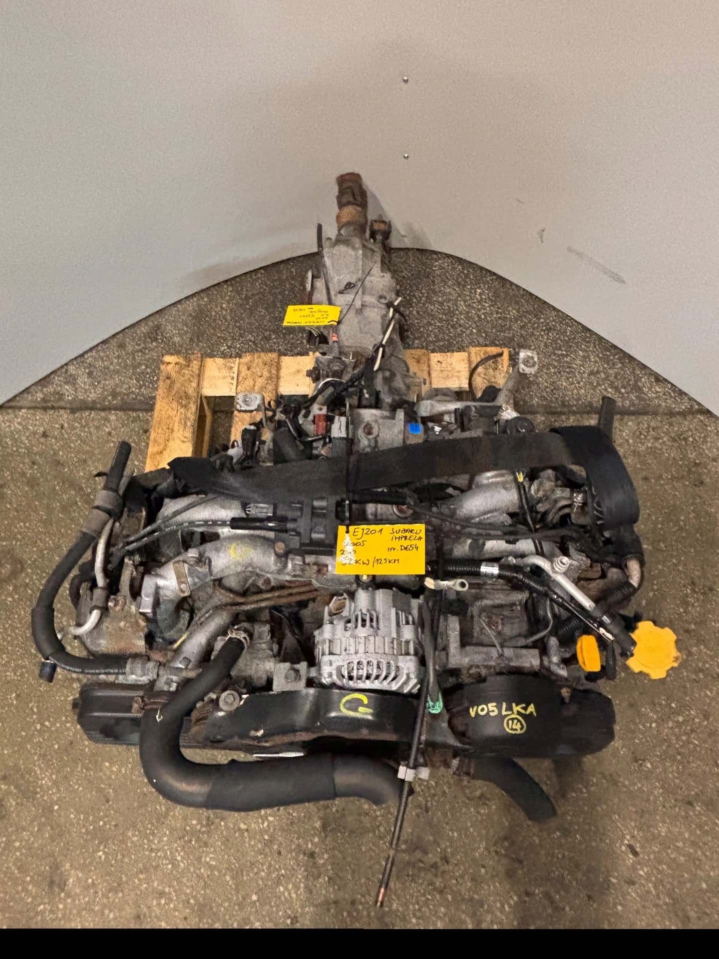 Moteur EJ201 vue 2