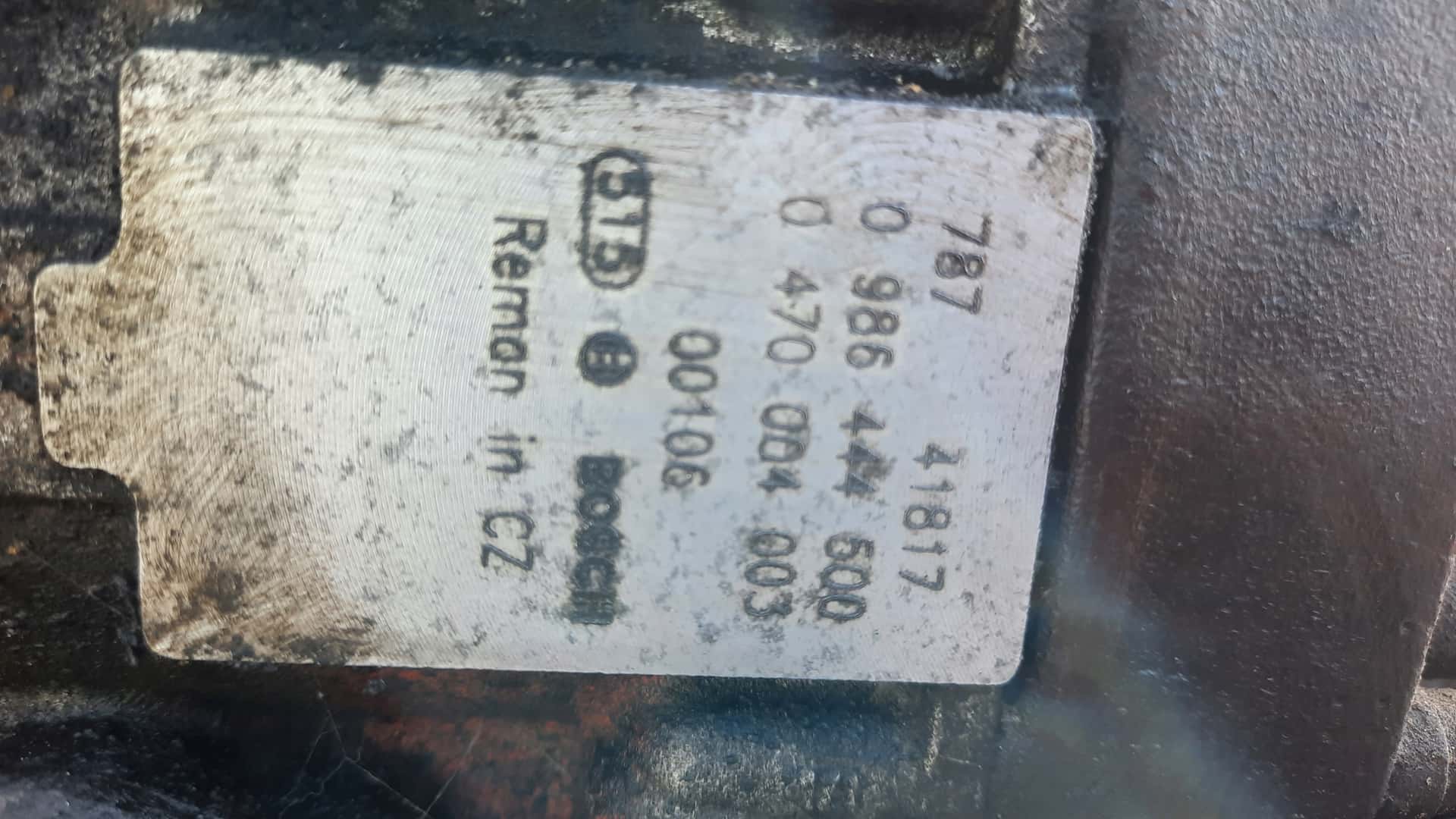 Moteur X 17 DTL vue 5
