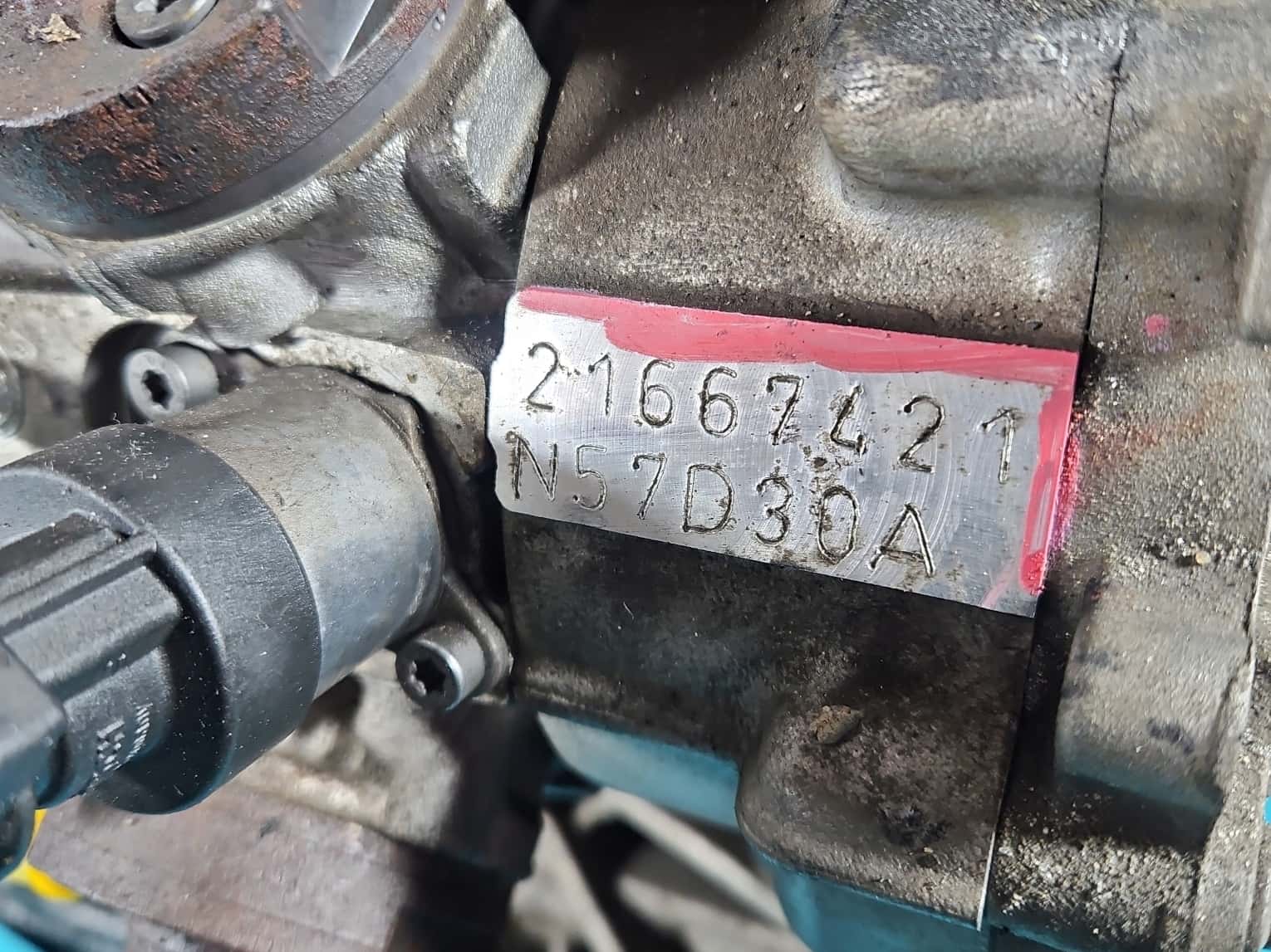 Moteur N57 D30 A vue 7