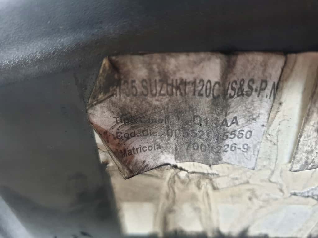 Moteur D16AA vue 3