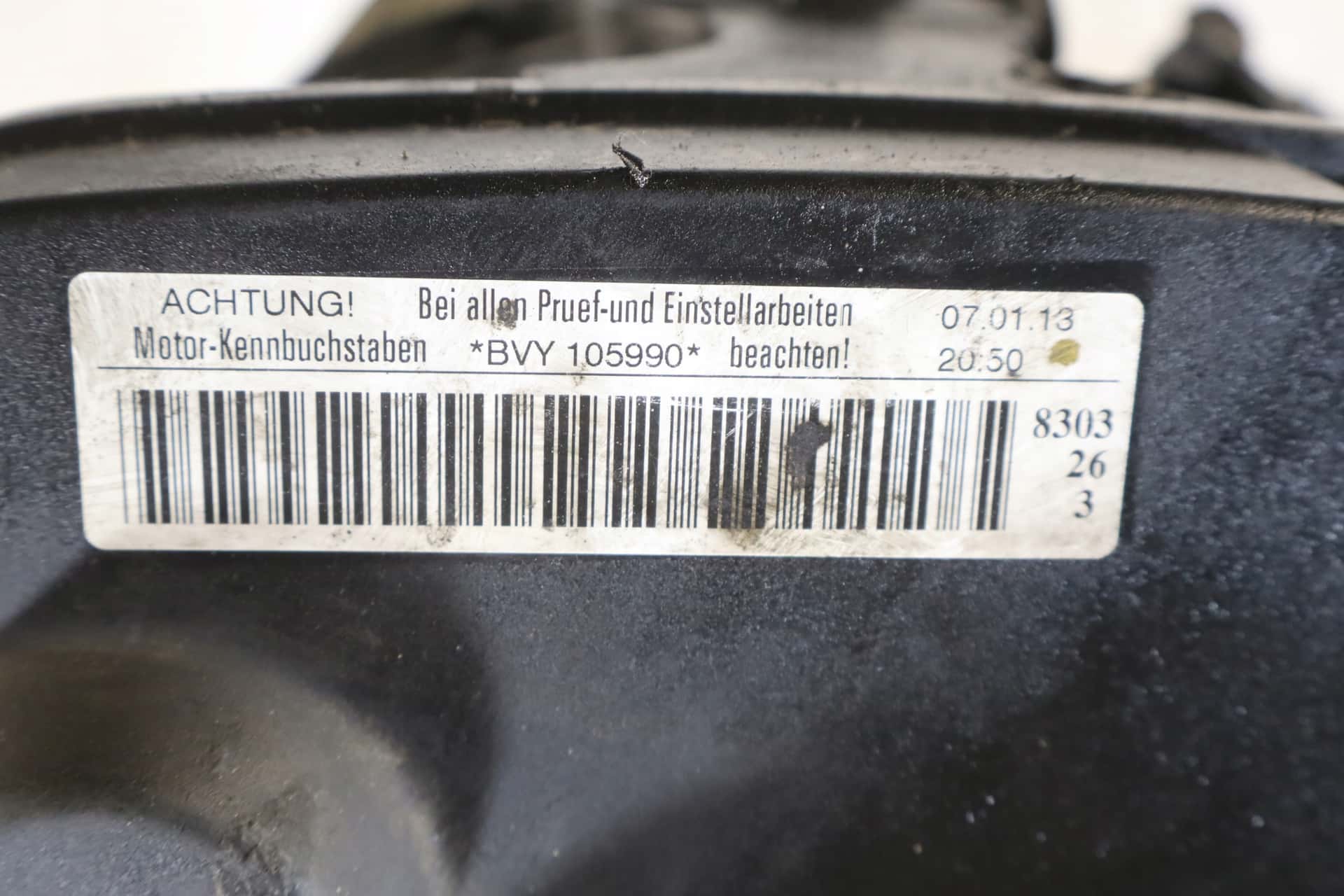 Moteur BVY vue 4