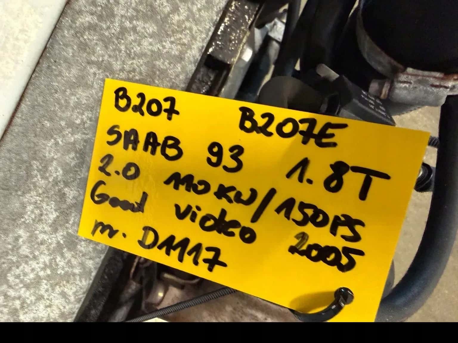 Moteur B207E vue 4