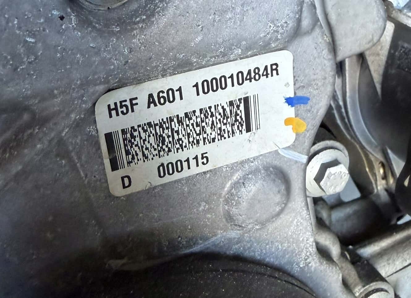 Moteur H5F600 vue 3