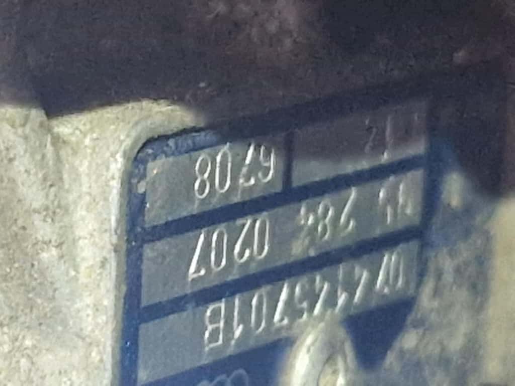 Moteur D 5252 T vue 9