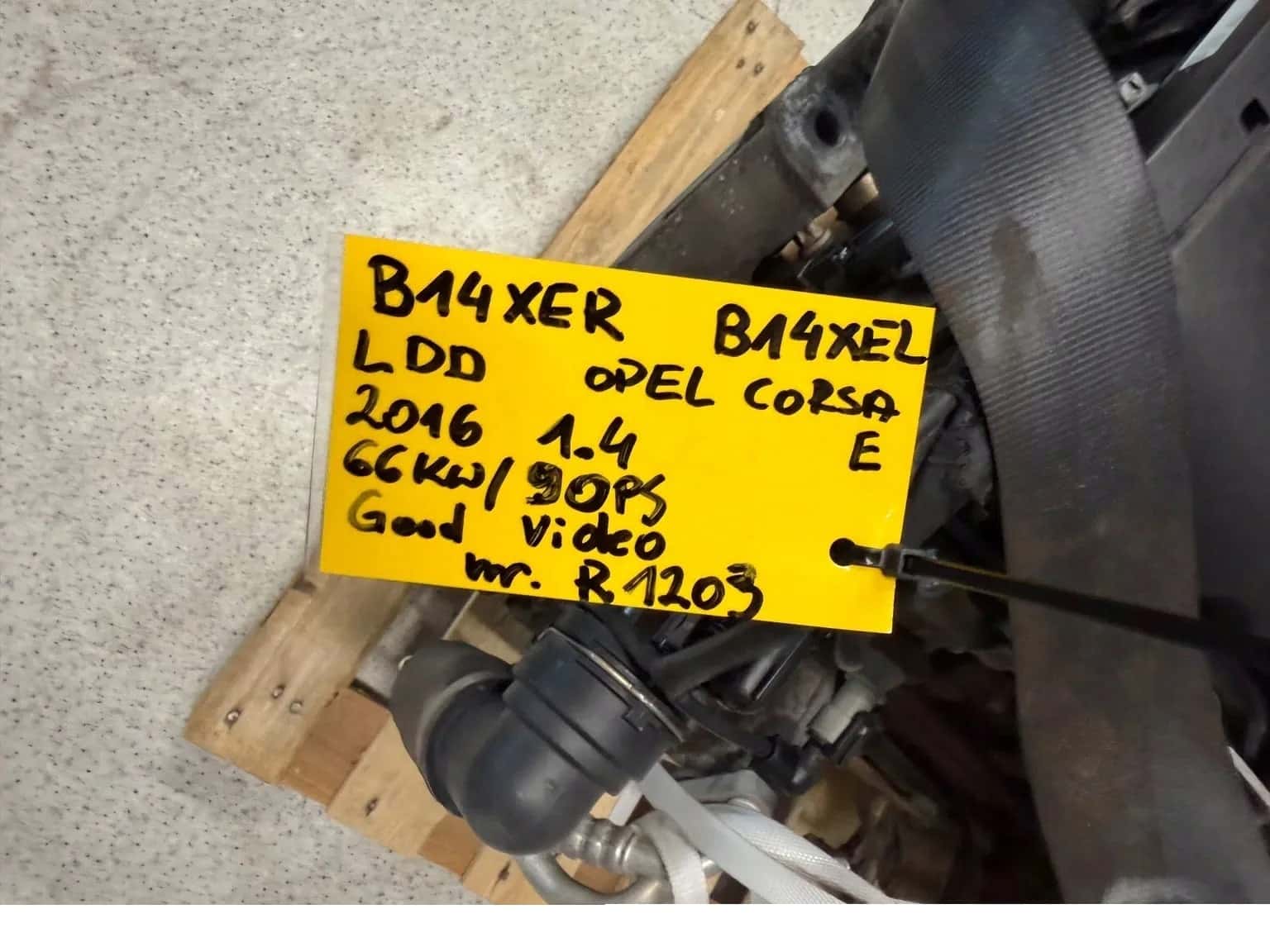Moteur B 14 XEL vue 7