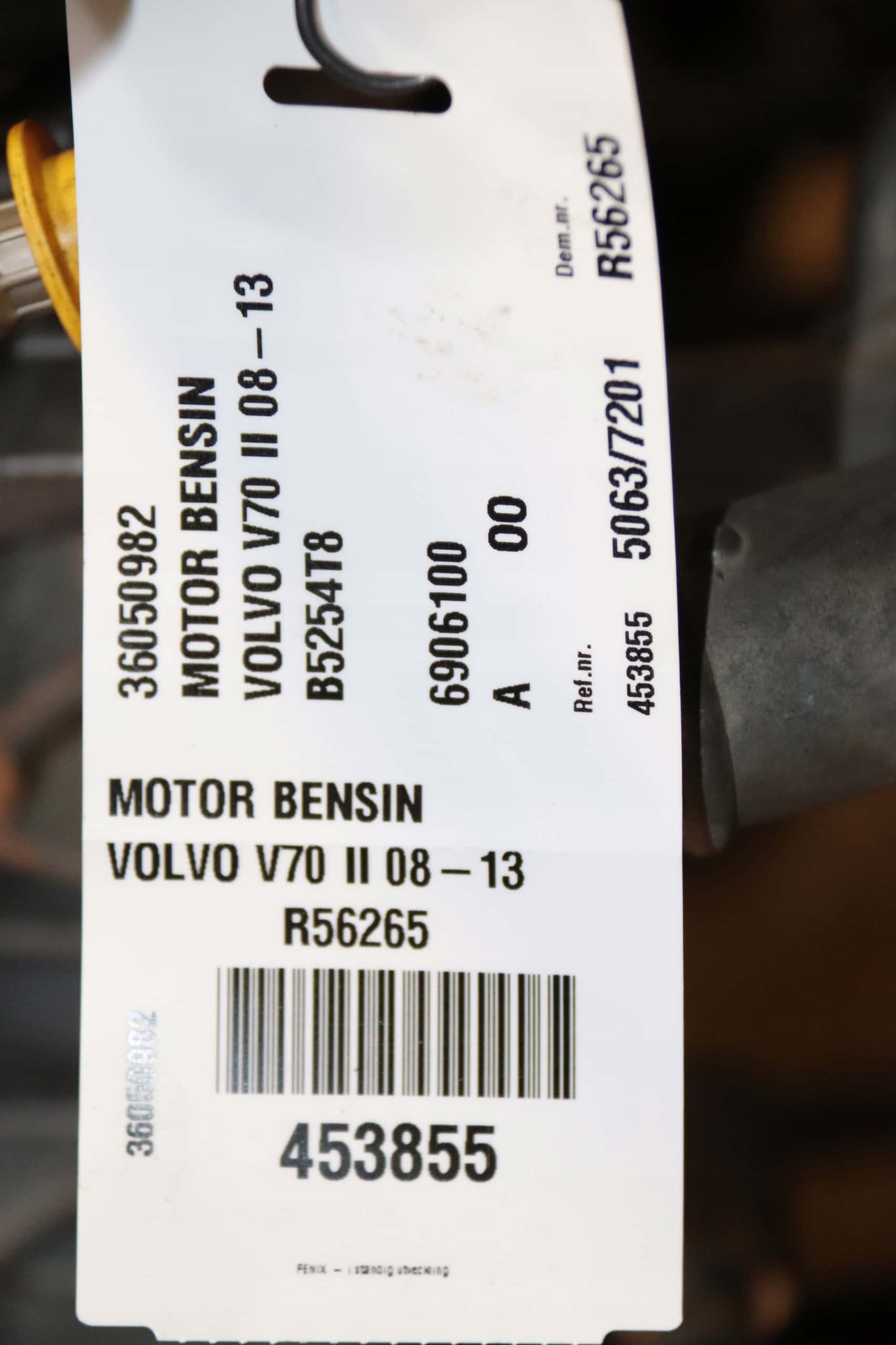 Moteur B 5254 T10 vue 6