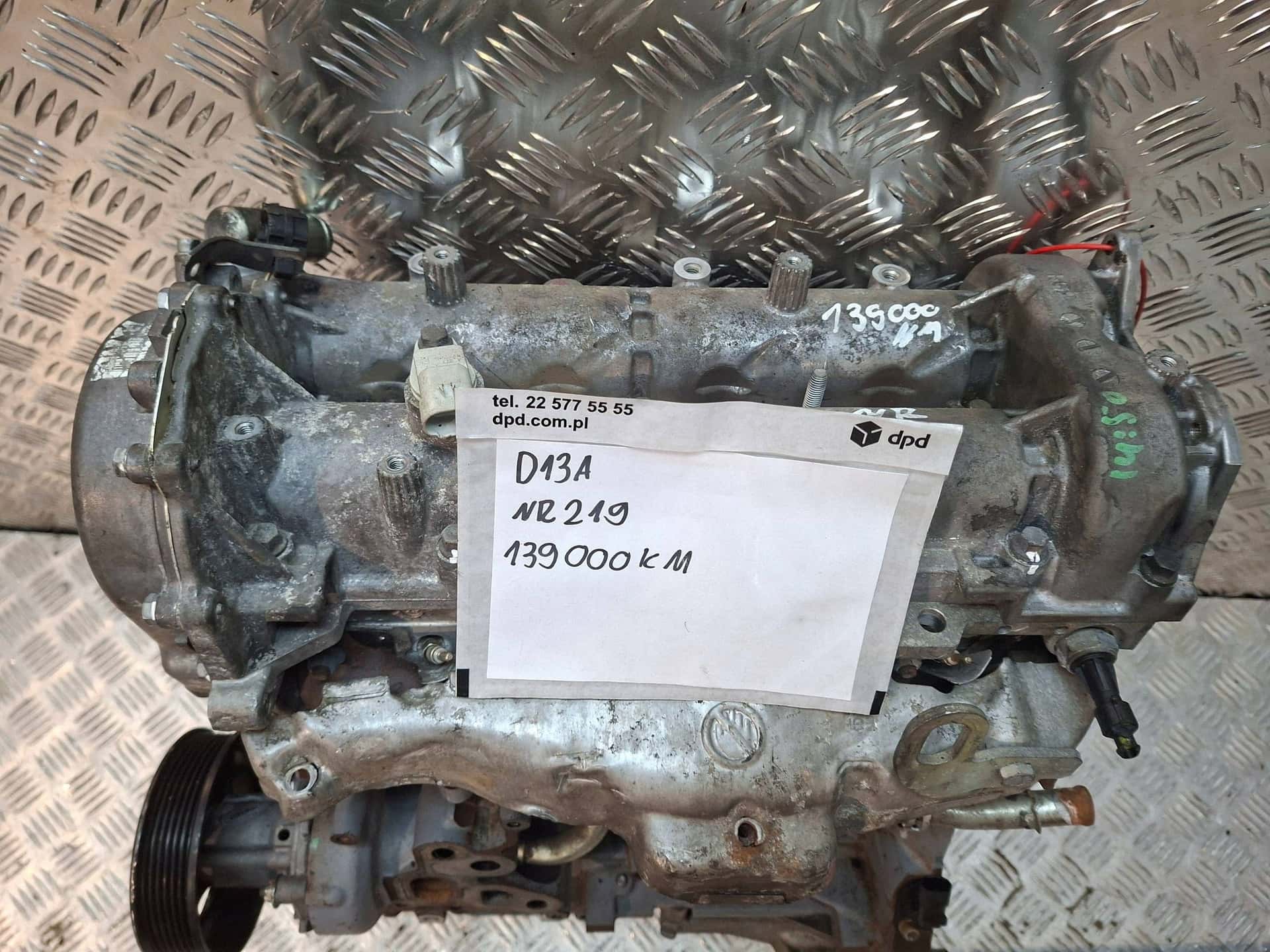 Moteur D13A vue 3
