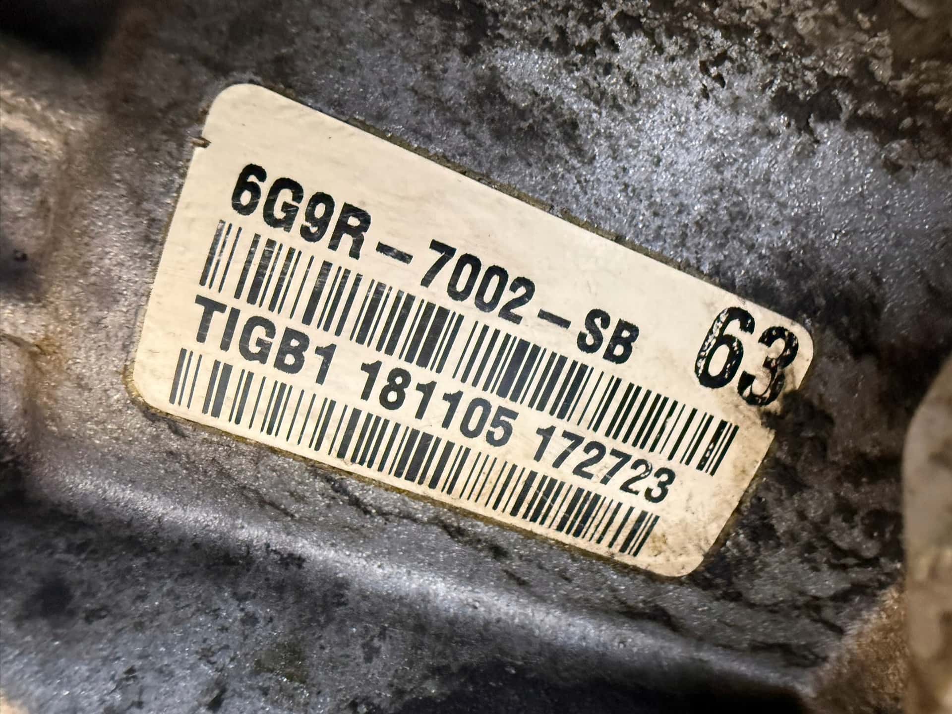 Moteur G6DD vue 7