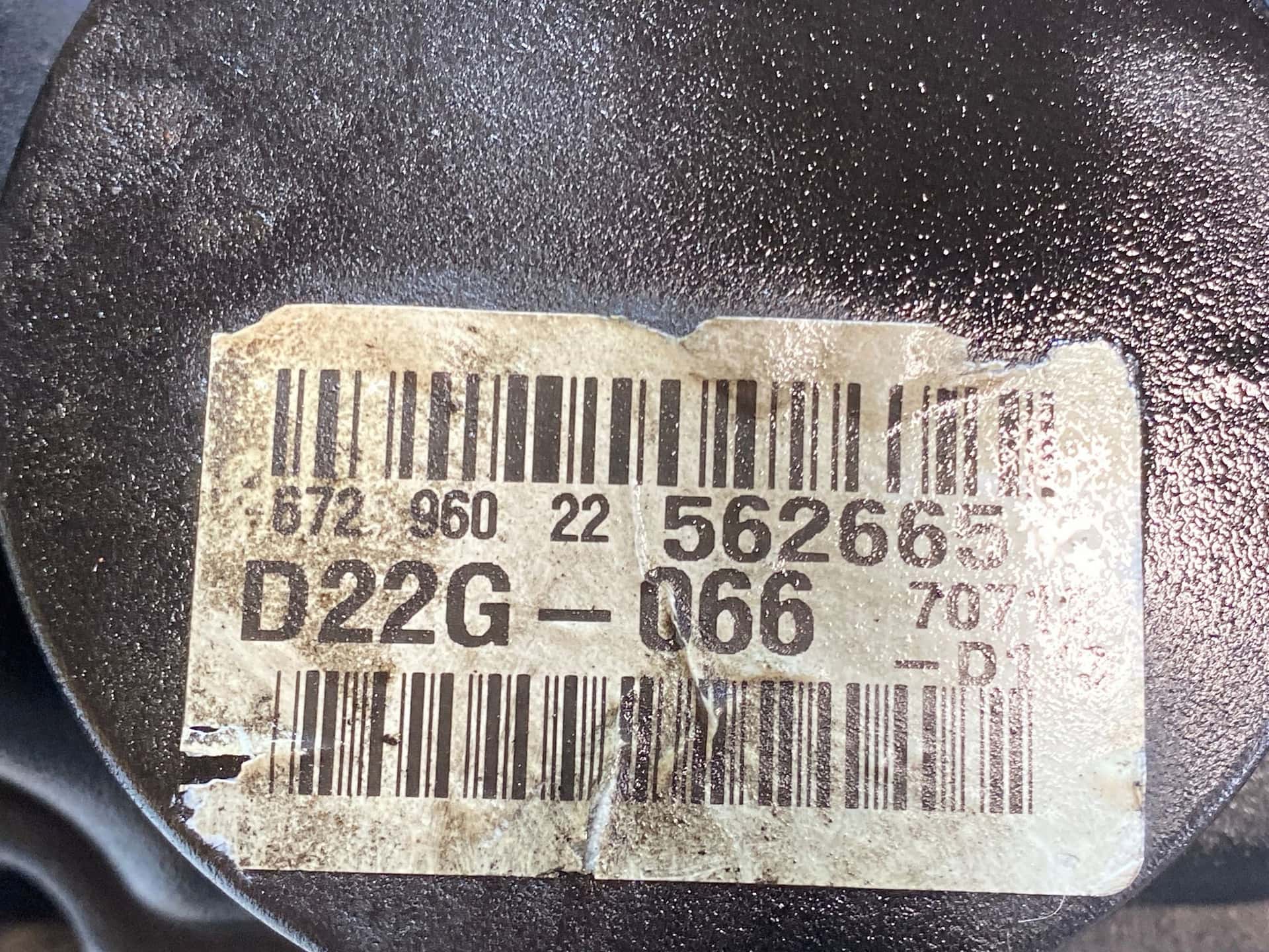 Moteur D22DTR(672.980) vue 8