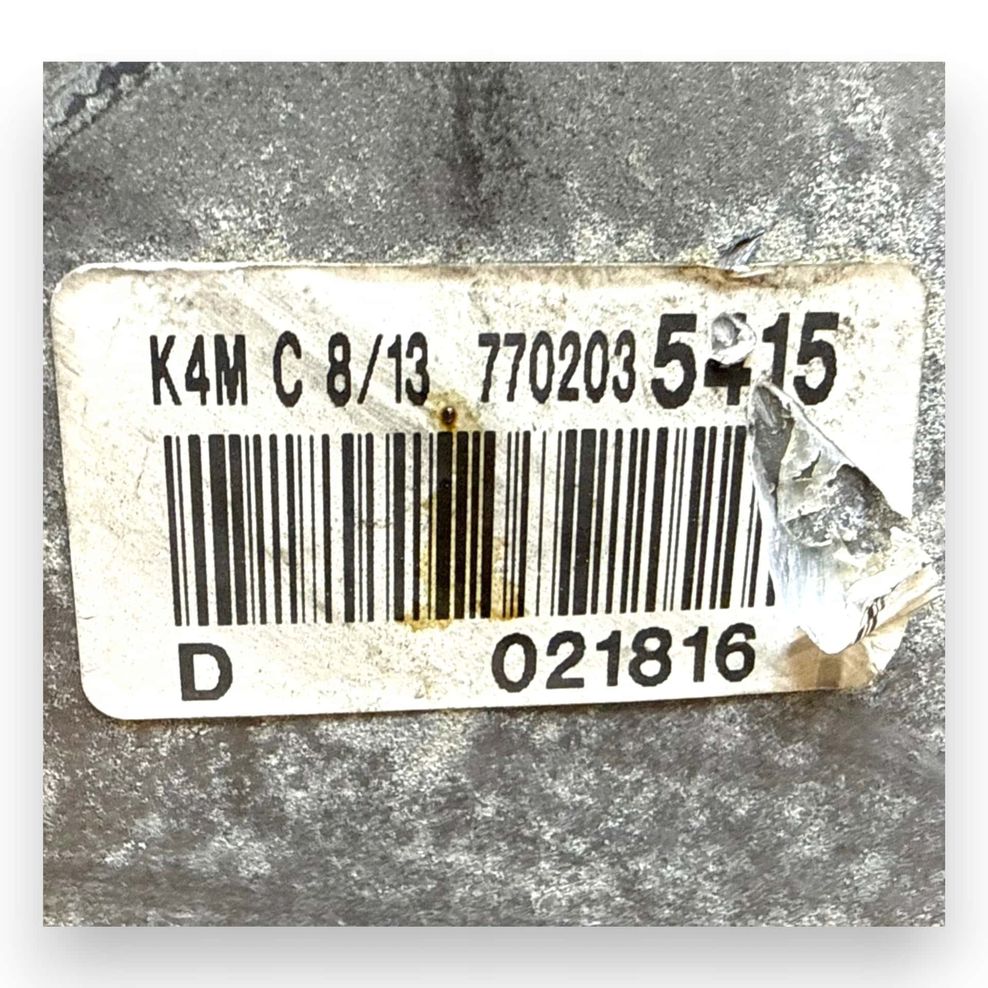 Moteur K4M 813 vue 3