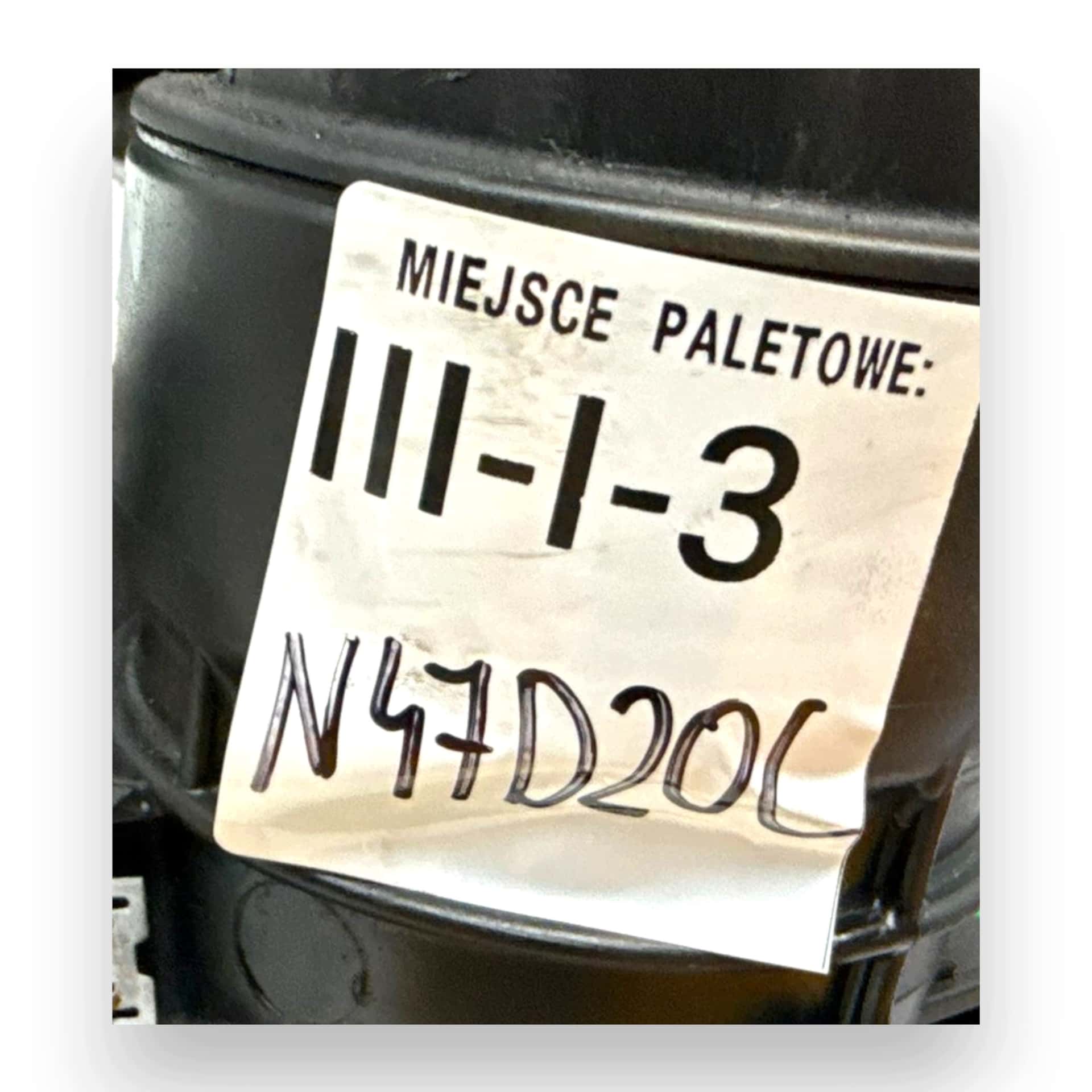 Moteur N47 D20 C vue 10
