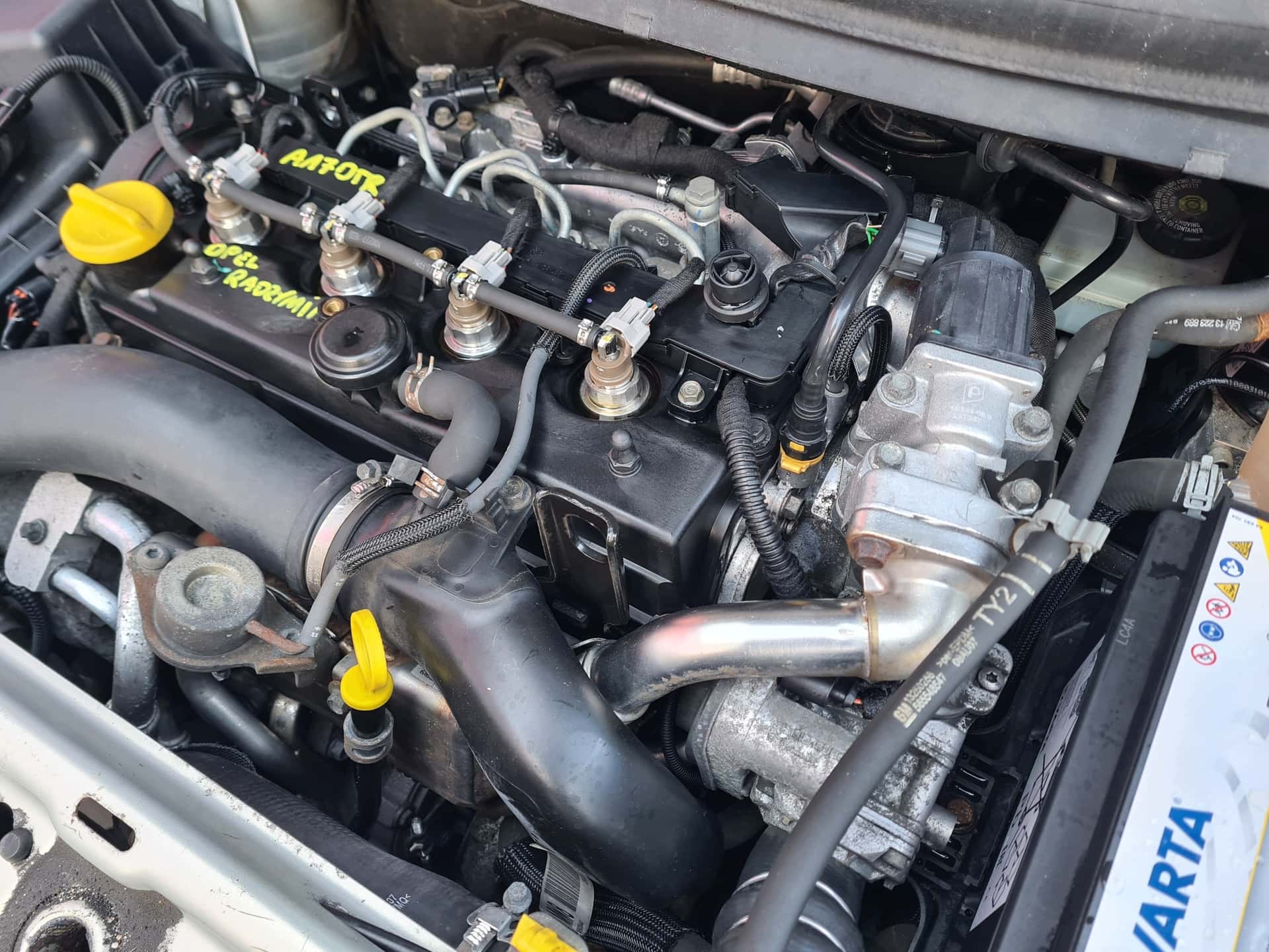 Moteur A 17 DTJ vue 2