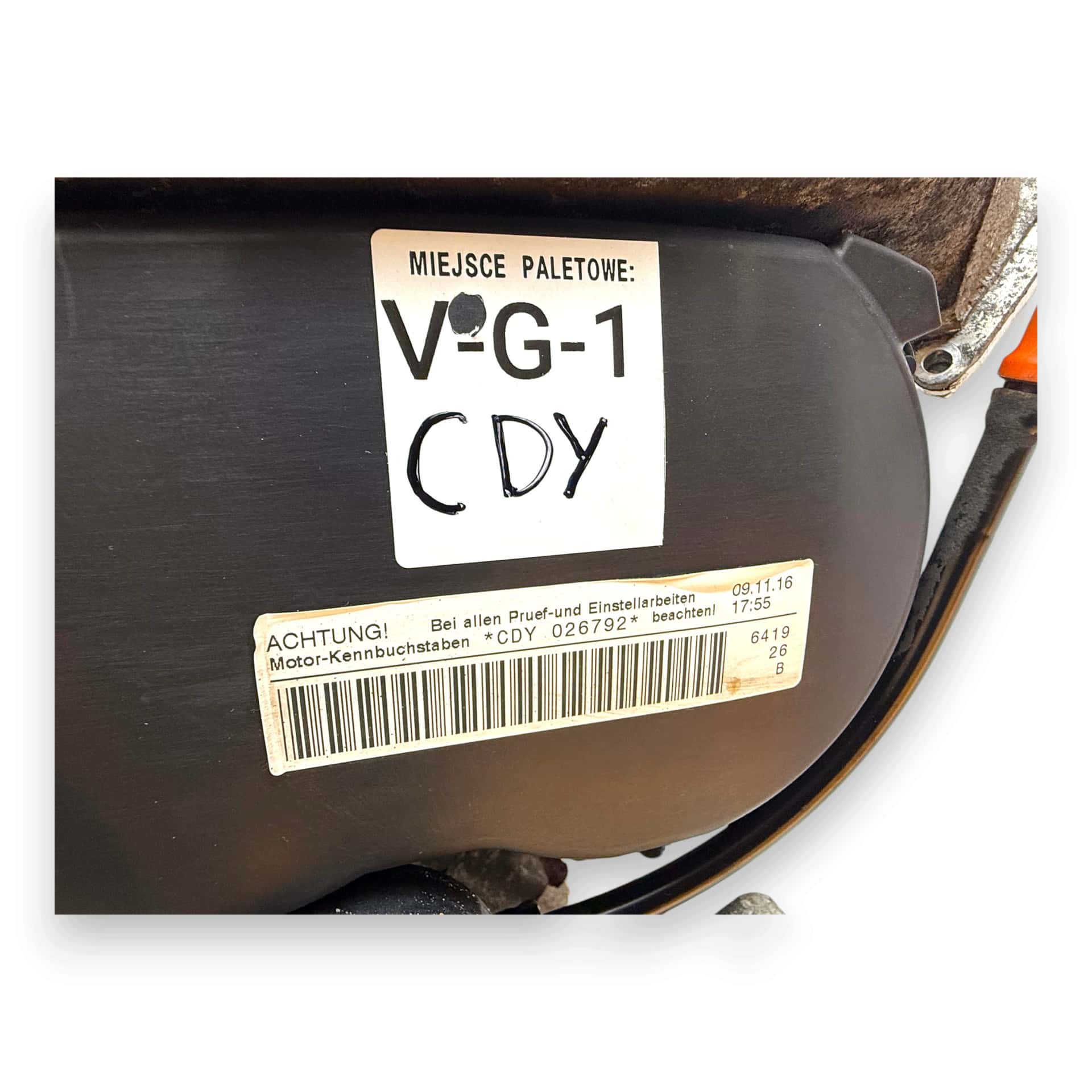 Moteur CDYB vue 2