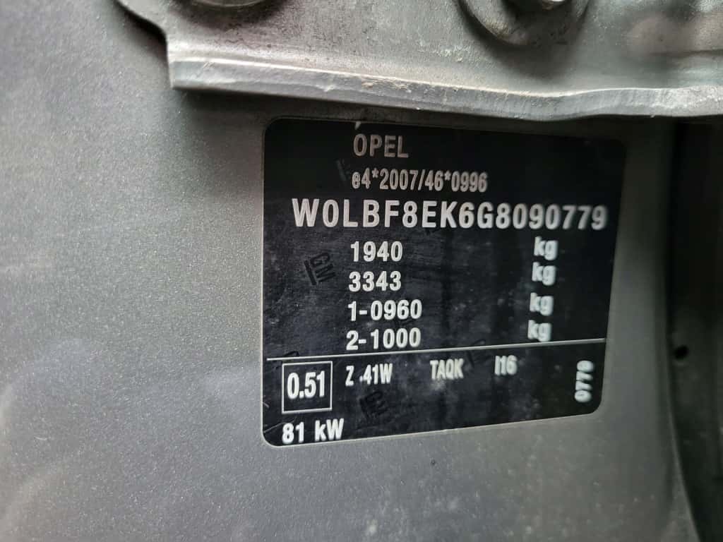 Moteur B 16 DTE vue 3
