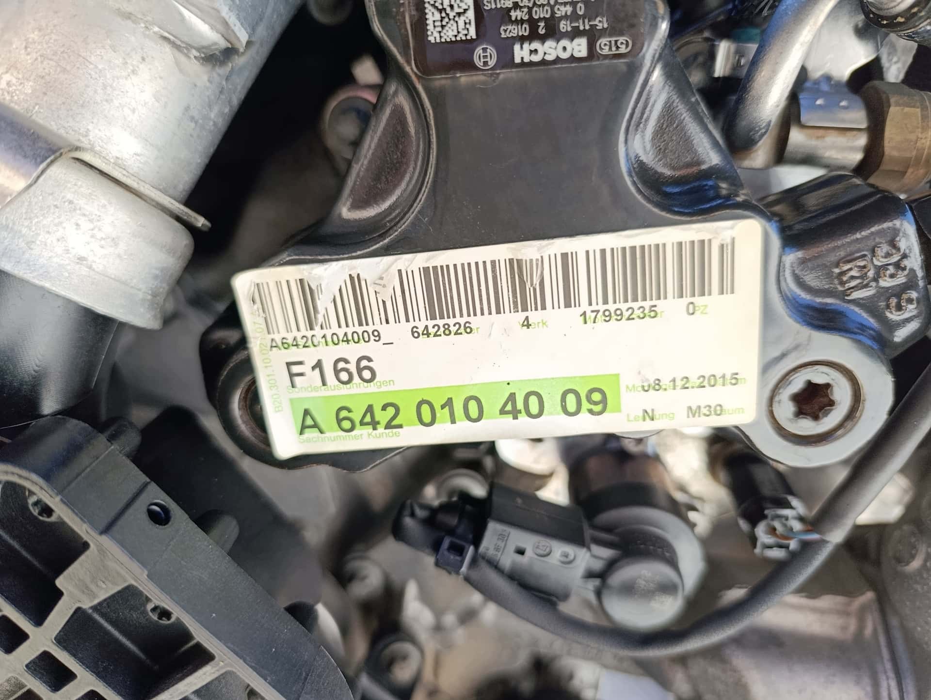 Moteur OM 642.826 vue 5