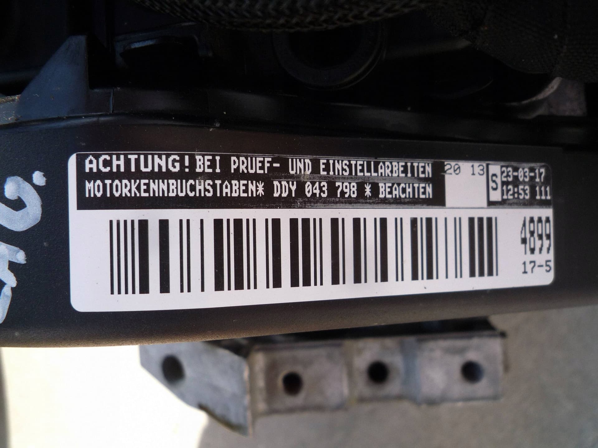 Moteur DDYB — vue 2