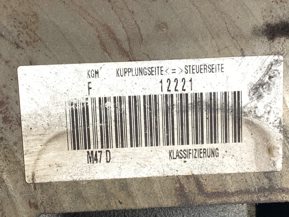 Moteur M47 D20 (204D4) — vue 9