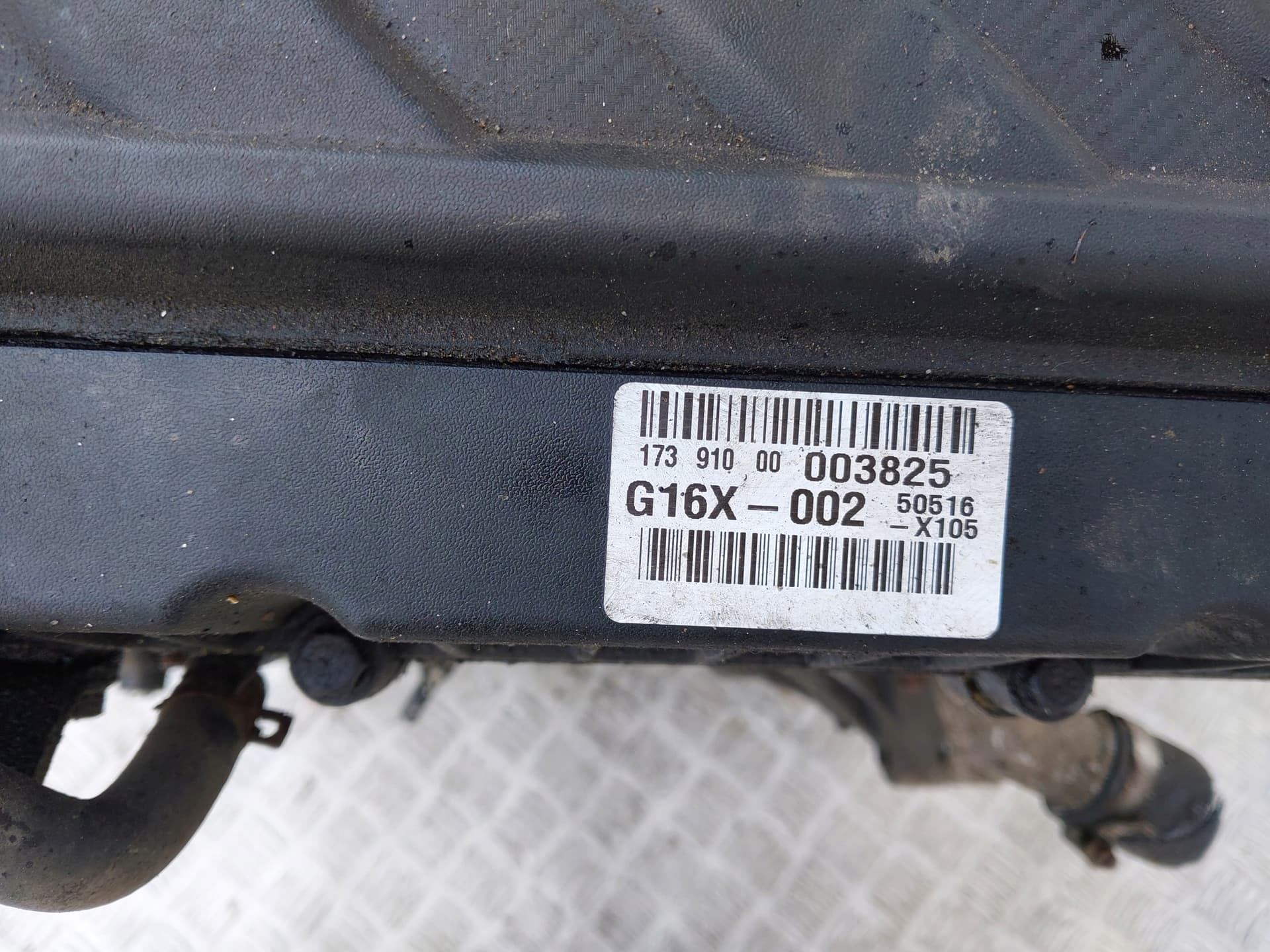 Moteur G16DF — vue 3