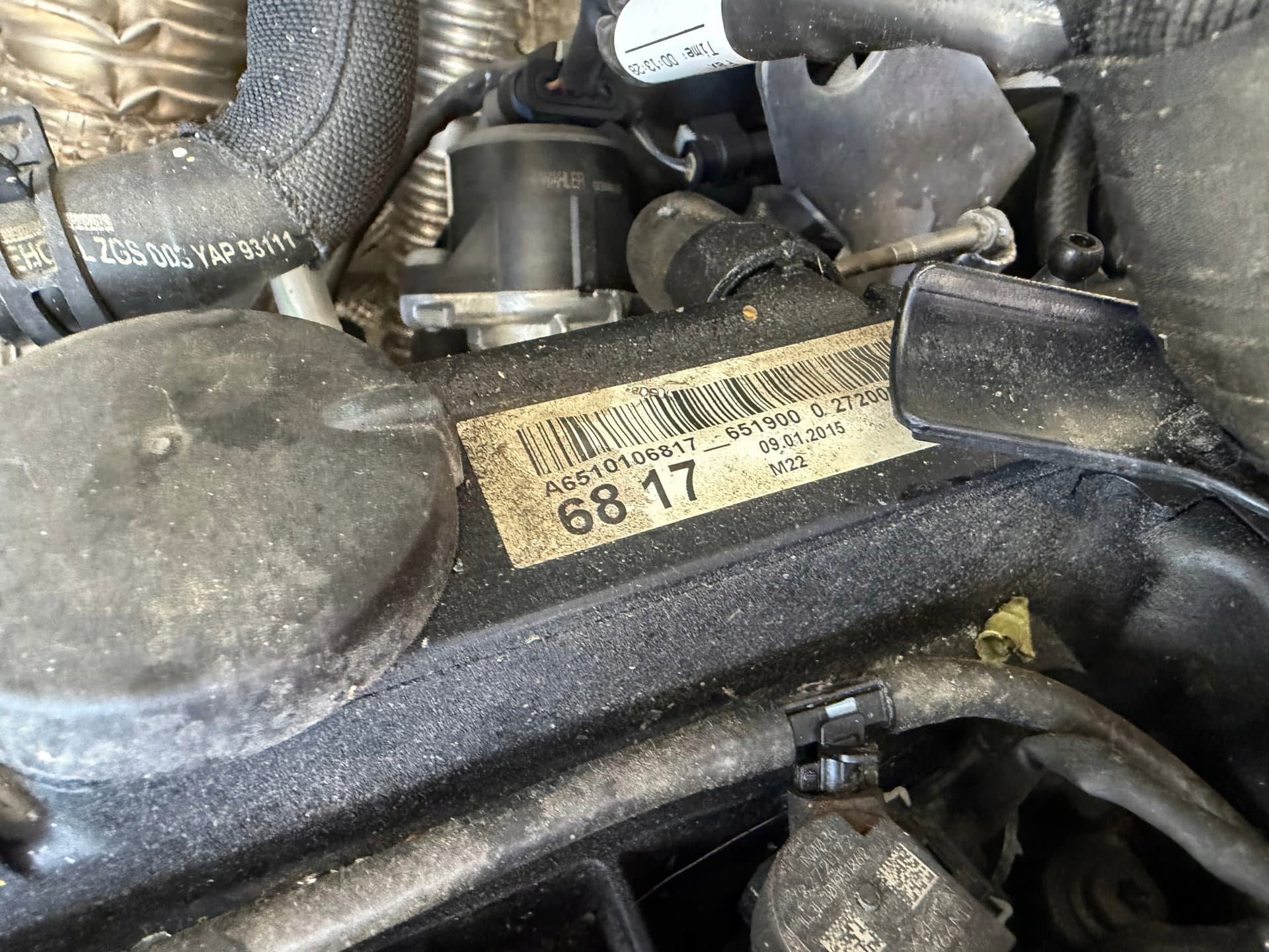 Moteur OM 651.921 — vue 4