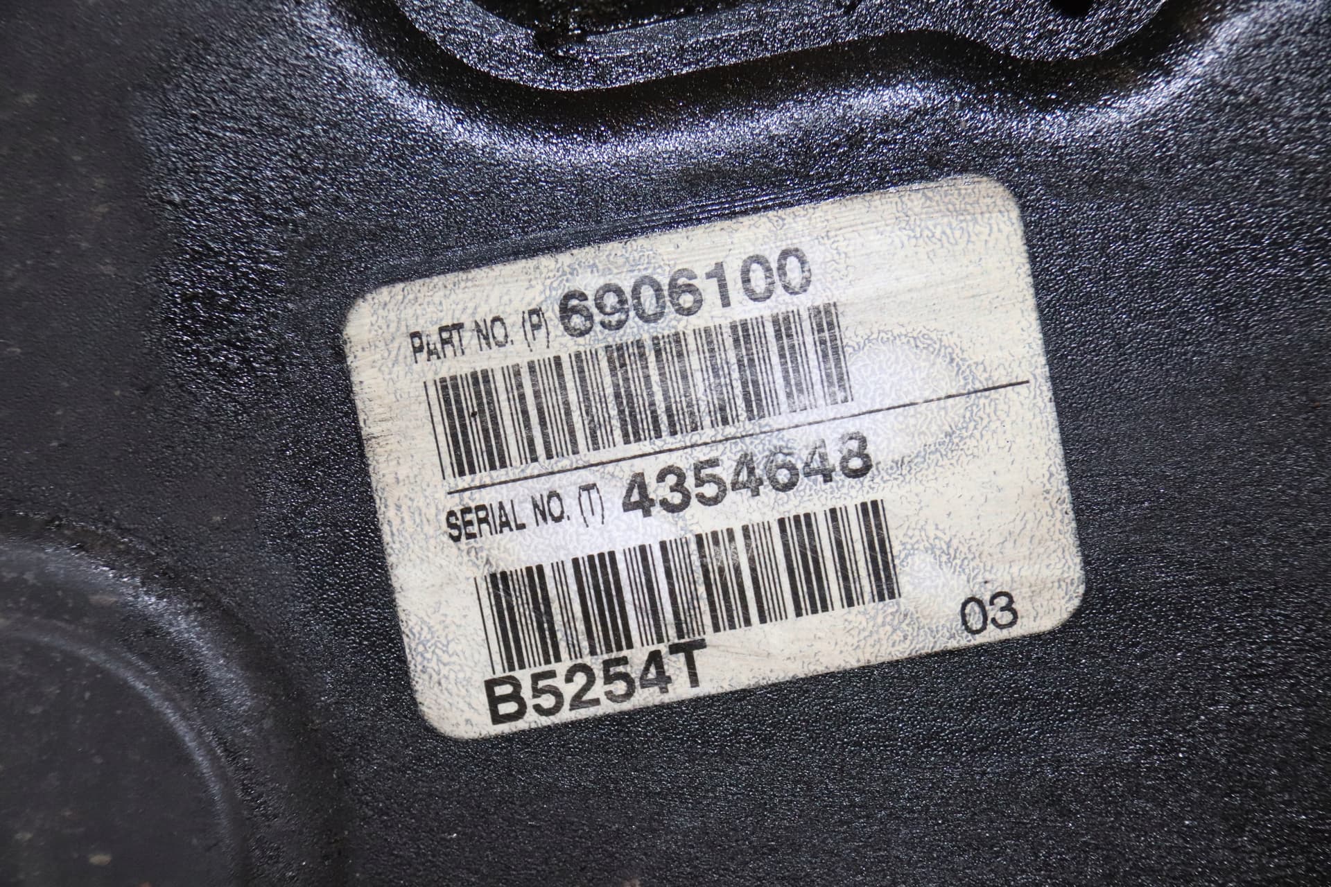 Moteur B 5254 T10 — vue 4