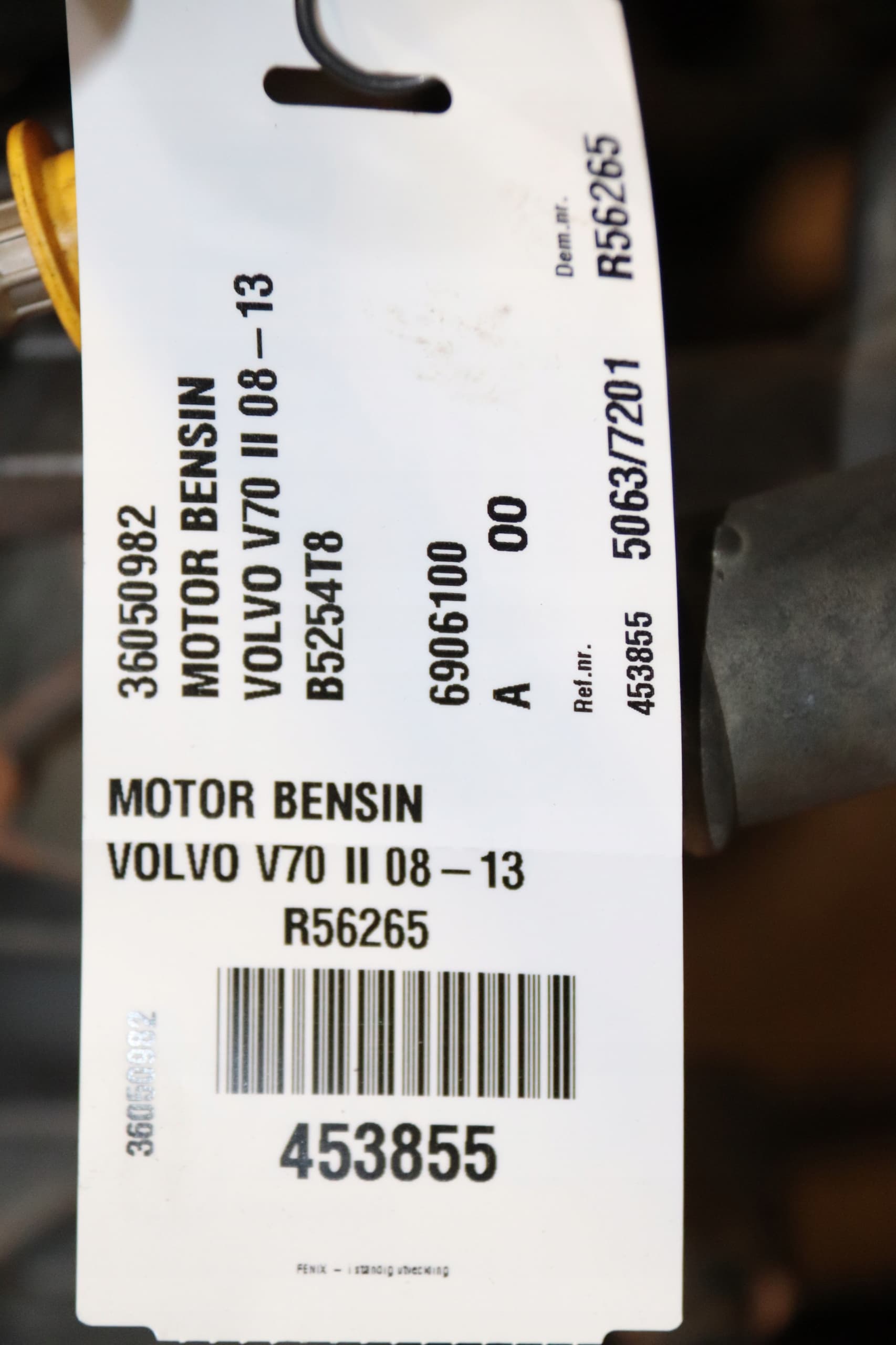 Moteur B 5254 T10 — vue 6